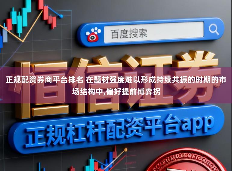 正规配资券商平台排名 在题材强度难以形成持续共振的时期的市场结构中,偏好提前博弈拐
